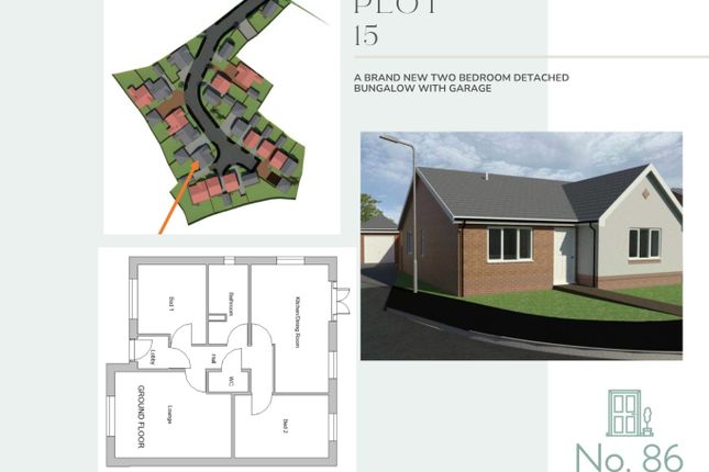 Thumbnail Detached bungalow for sale in Plot 15, Y Gerddi, St. Teilo Street, Pontarddulais, Swansea, West Glamorgan