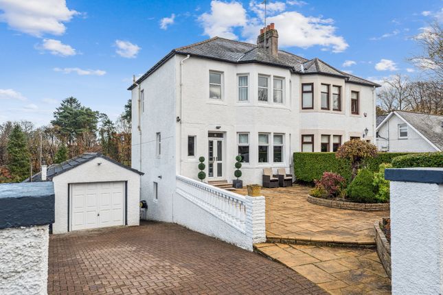 Semi-detached house for sale in Woodvale Avenue, Giffnock, East Renfrewshire G46