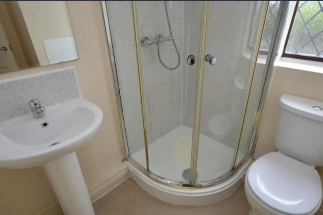 A Well-Maintained Bathroom Featuring A Modern Show...