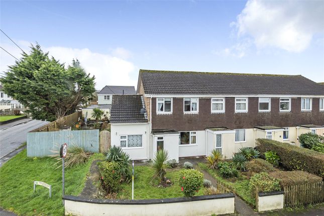 Thumbnail End terrace house for sale in Tregarrian Road, Tolvaddon, Camborne, Cornwall