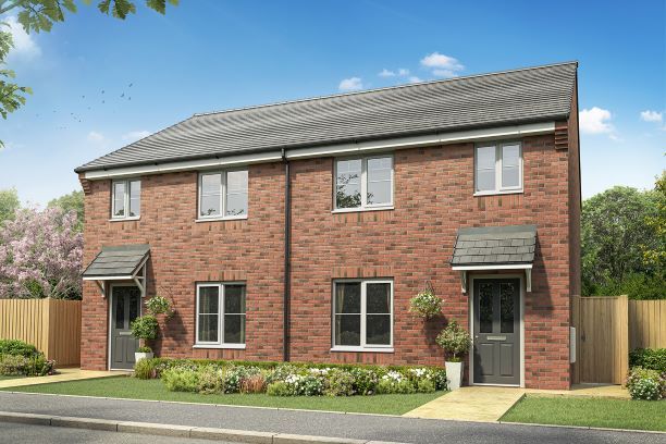 Thumbnail Terraced house for sale in "The Byford - Plot 107" at Aiskew, Bedale