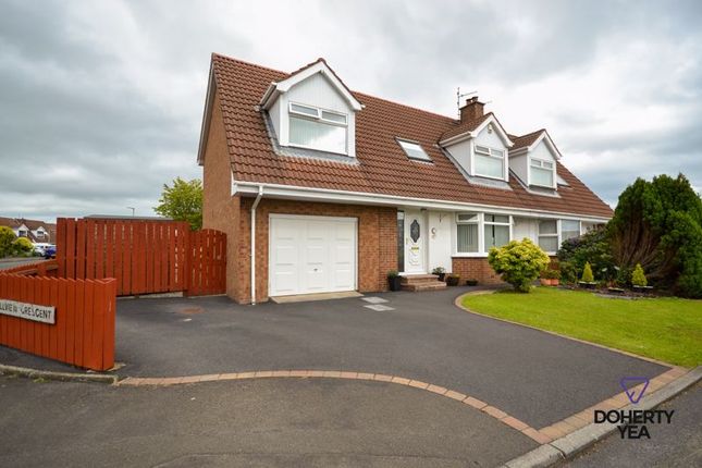 Thumbnail Semi-detached house for sale in Hillview Crescent, Carrickfergus