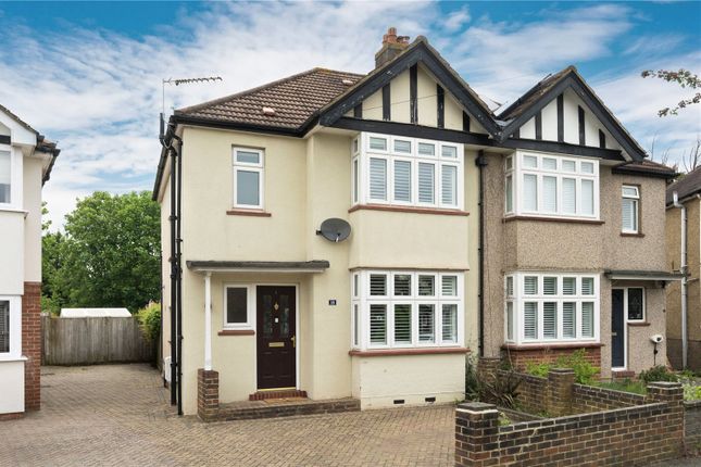 Thumbnail Semi-detached house for sale in Kingsmead Avenue, Surbiton, Surrey