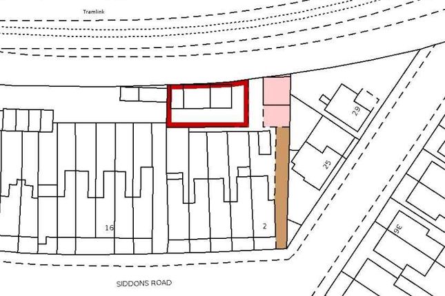 Thumbnail Land for sale in Siddons Road, Croydon