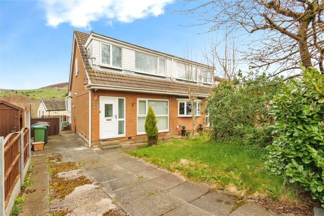Thumbnail Semi-detached house for sale in Fistral Crescent, Stalybridge, Greater Manchester