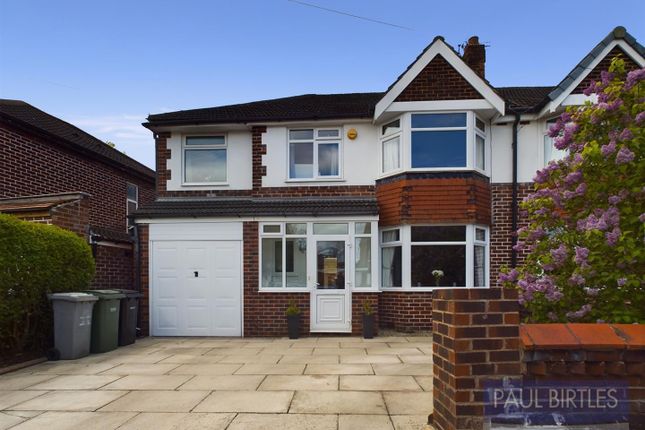 Thumbnail Semi-detached house for sale in Overdale Crescent, Flixton, Trafford