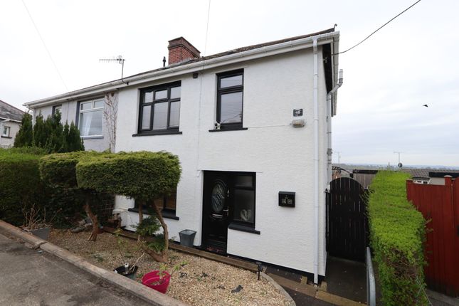 Thumbnail Semi-detached house for sale in Heolddu Crescent, Bargoed