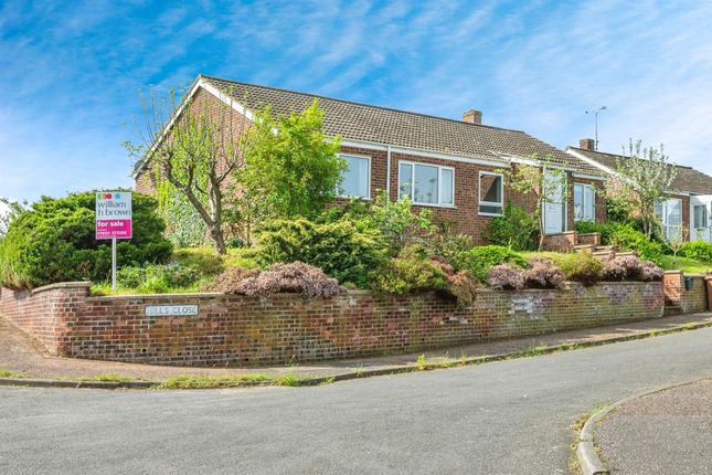 Thumbnail Detached bungalow for sale in Hills Close, Corpusty, Norwich