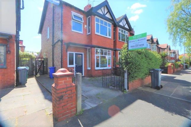 Thumbnail Semi-detached house to rent in Daresbury Road, Chorlton, Manchester