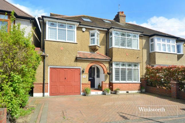 Thumbnail Semi-detached house for sale in Glyn Road, Worcester Park
