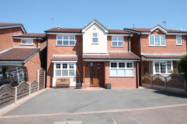 Thumbnail Detached house for sale in Briar Close, Hugglescote, Leicestershire