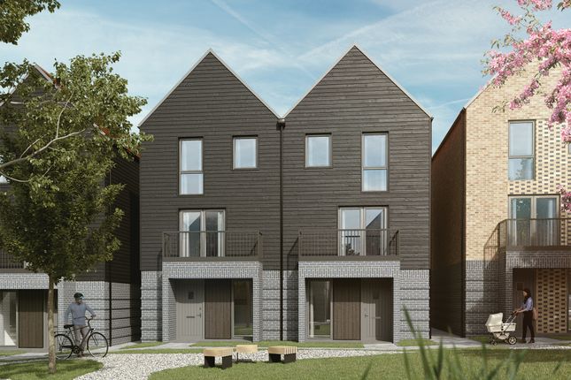 Thumbnail Semi-detached house for sale in "Brenzett A" at Thomas Drive, Castle Hill, Ebbsfleet Valley, Swanscombe