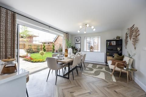 Bright And Spacious Contemporary Living Room Featu...