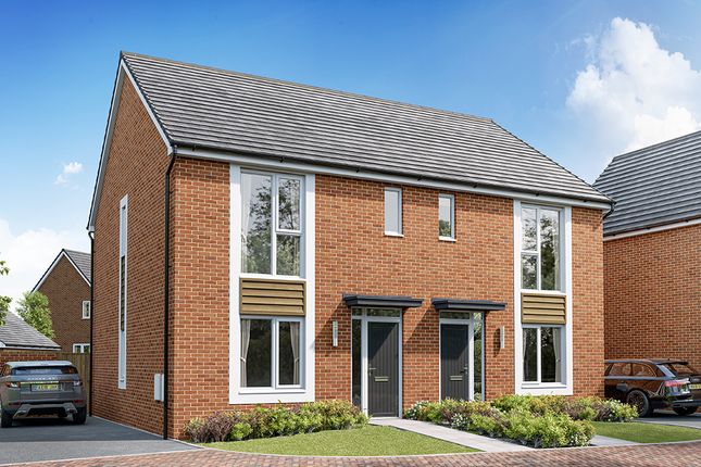 Thumbnail Semi-detached house for sale in "The Houghton" at Heron Drive, Meon Vale, Stratford-Upon-Avon