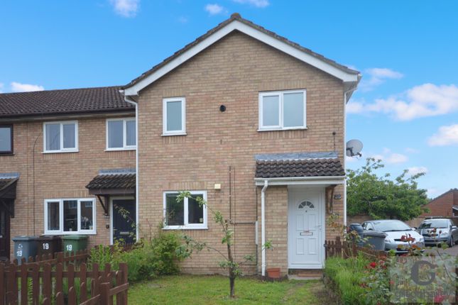 Thumbnail End terrace house to rent in Nutwood Close, Taverham, Norwich