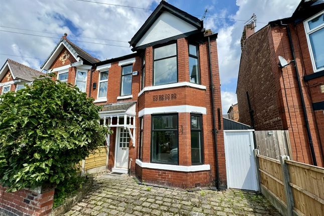 Thumbnail Semi-detached house for sale in Nicolas Road, Chorlton Cum Hardy, Manchester