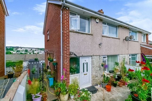 Thumbnail Semi-detached house for sale in Cornwall Rise, Barry