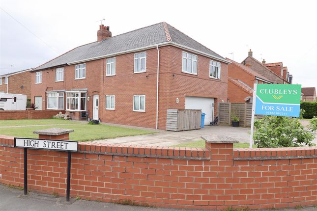 Thumbnail Semi-detached house for sale in High Street, Eastrington, Goole