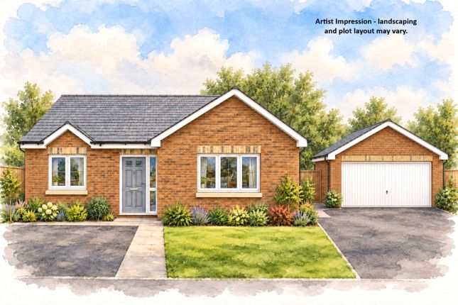 3-bed bungalow on 1 Oakfield Park,, Redwood Close, Cullompton, £525,000
