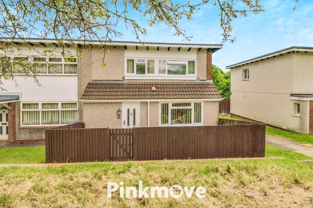 Thumbnail End terrace house for sale in Milton Close, Cwmbran