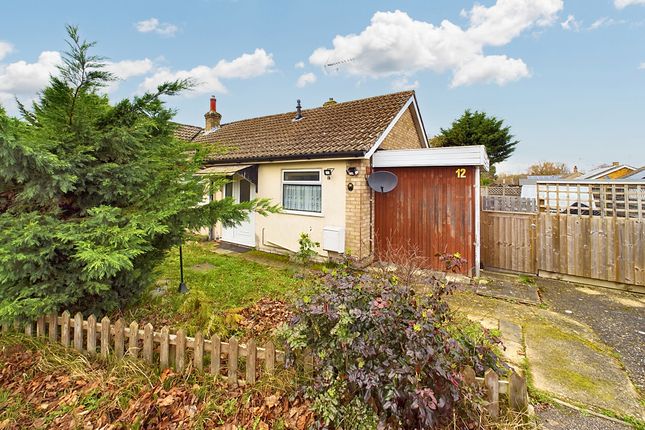 Thumbnail Semi-detached bungalow for sale in St. Anthonys Way, Brandon, Suffolk