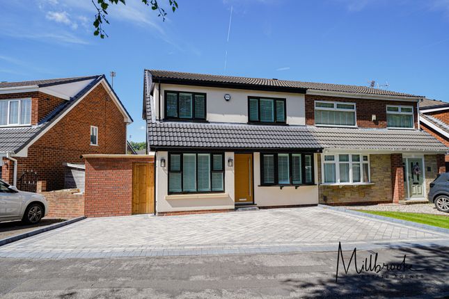Thumbnail Semi-detached house for sale in Brett Road, Boothstown, Manchester