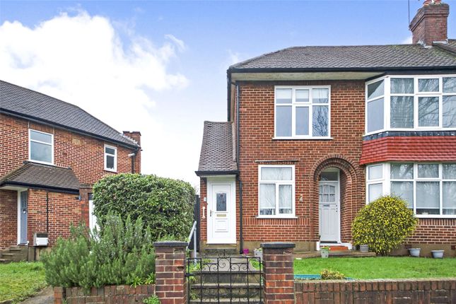 Thumbnail End terrace house for sale in Hallside Road, Enfield