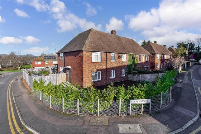 Thumbnail Semi-detached house for sale in Burns Crescent, Tonbridge, Kent