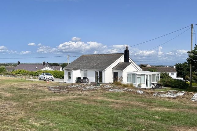Thumbnail Detached bungalow for sale in Lon Crecrist, Trearddur Bay, Holyhead