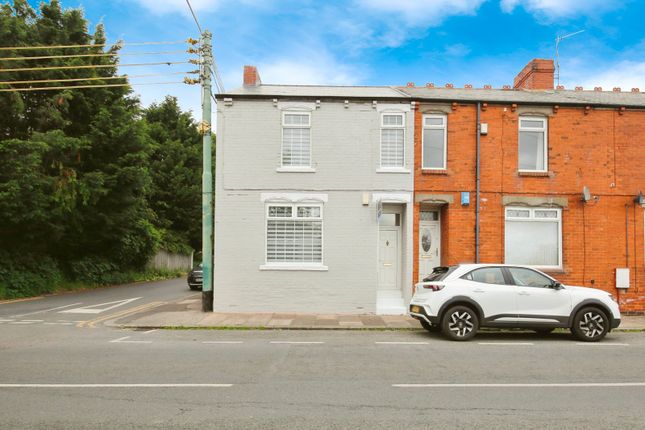 Thumbnail End terrace house for sale in Woodland Road, Bearpark, Durham