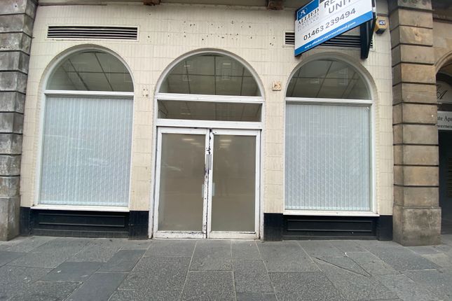 Retail premises to let in Queensgate, Inverness