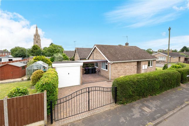 Thumbnail Bungalow for sale in Churchill Way, Heckington, Sleaford, Lincolnshire