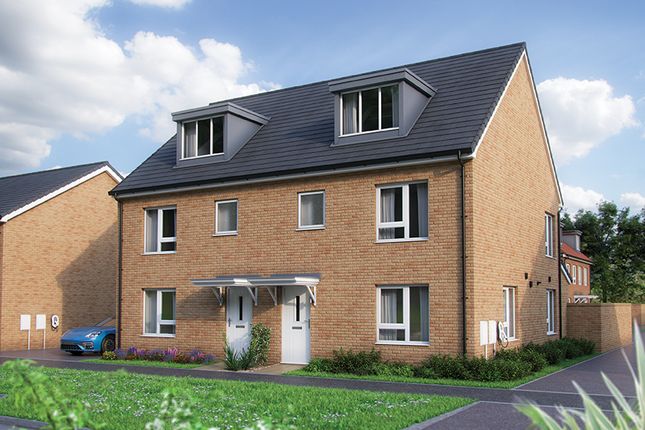 Thumbnail Semi-detached house for sale in "The Werrington" at London Road, Norman Cross, Peterborough
