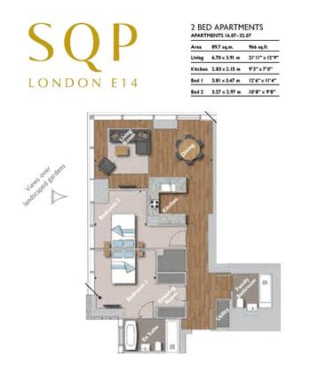 Flat for sale in South Quay Plaza, Canary Wharf