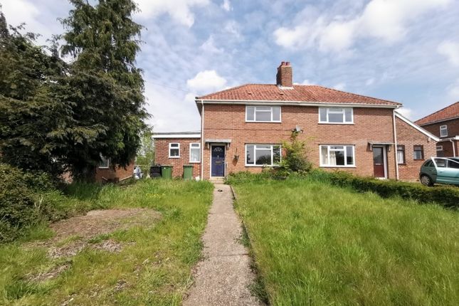Thumbnail Semi-detached house for sale in 9 West End, Saxlingham Thorpe, Norwich, Norfolk