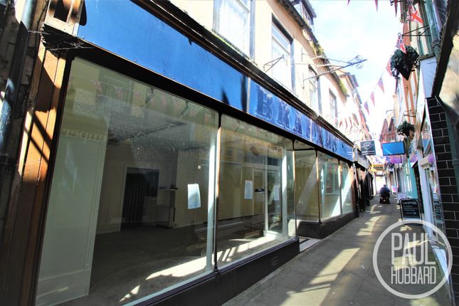 Thumbnail Retail premises for sale in Market Row, Great Yarmouth, Norfolk