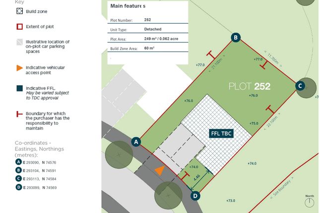 Land for sale in Plot 252 Teignbrook, Gilbert Avenue, Teignmouth