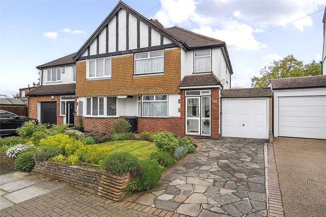 Semi-detached house for sale in Crescent Drive, Petts Wood, Orpington