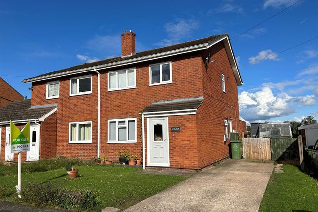 Thumbnail Semi-detached house for sale in Glebelands, Shawbury, Shrewsbury