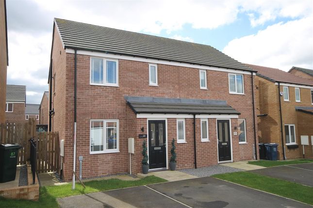 Thumbnail Semi-detached house for sale in Augusta Park Way, Dinnington, Newcastle Upon Tyne