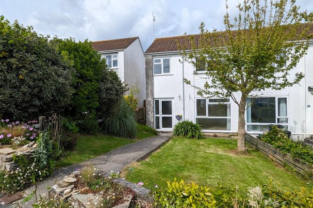 Thumbnail Semi-detached house for sale in Clifden Close, Newquay