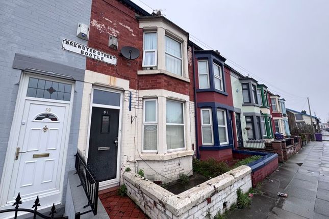 Thumbnail Terraced house for sale in Brewster Street, Bootle