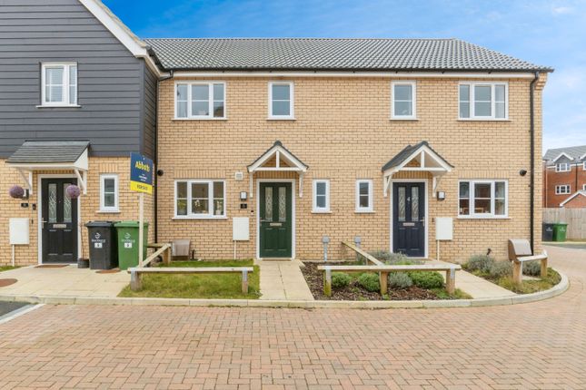 Thumbnail Terraced house for sale in Buckingham Close, Carbrooke, Thetford, Norfolk