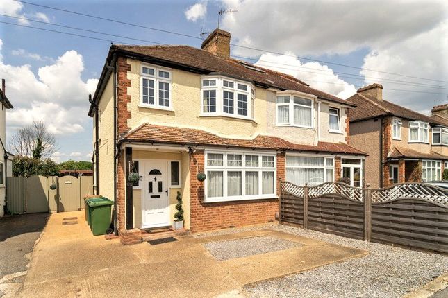 Thumbnail Semi-detached house for sale in Shortwood Avenue, Staines-Upon-Thames, Surrey