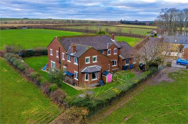Thumbnail Detached house for sale in Plessey Hall Farm, Shotton Lane, Cramlington
