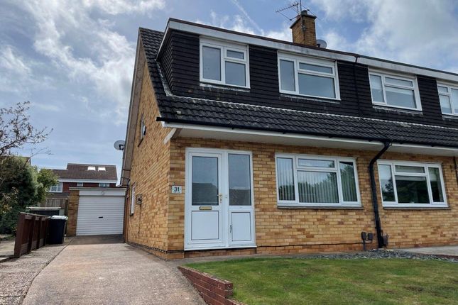 Thumbnail Semi-detached house to rent in Spinney Close, Broadfields, Exeter
