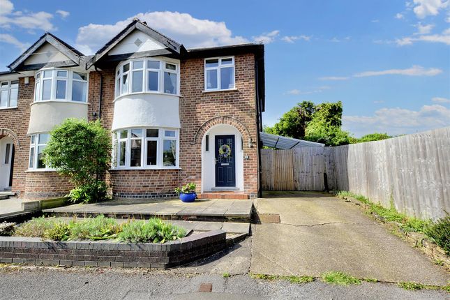Semi-detached house for sale in Gwenbrook Avenue, Chilwell, Nottingham
