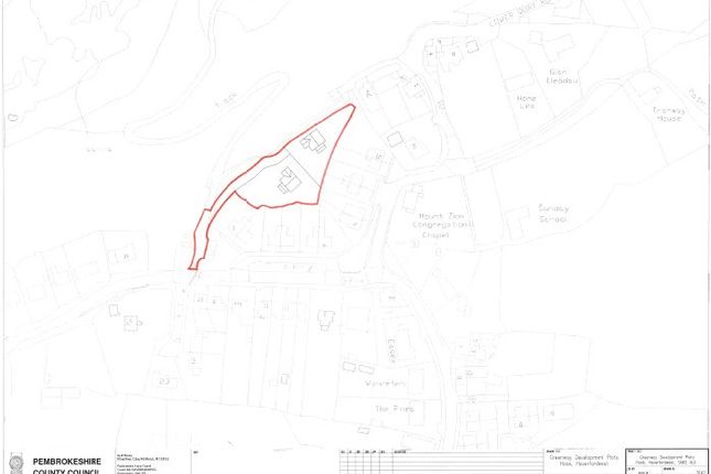 Thumbnail Land for sale in Residential Development Land, Rear Of Greenway, Hook, Haverfordwest