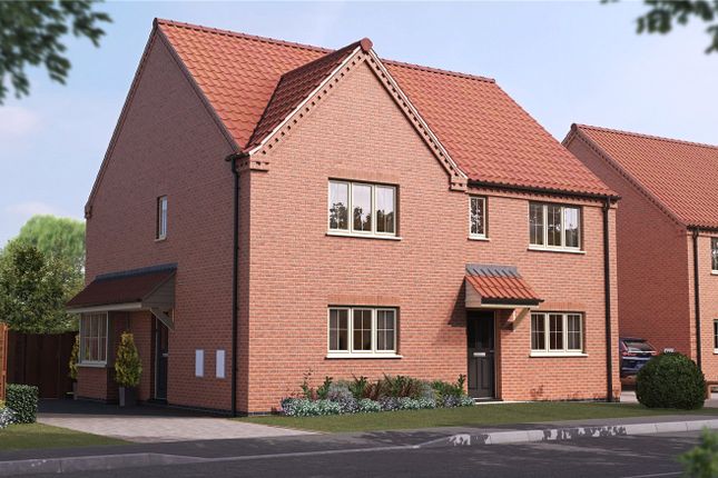 Thumbnail Semi-detached house for sale in Flaxwell Fields, Lincoln Road, Ruskington, Sleaford