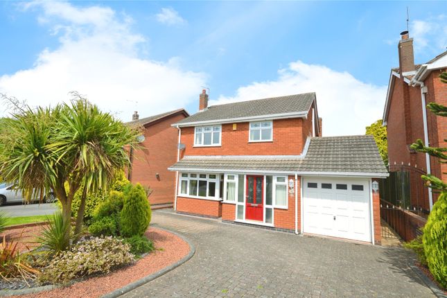 Thumbnail Detached house for sale in Gresley Wood Road, Church Gresley, Swadlincote, Derbyshire